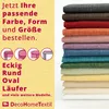 DecoHomeTextil Leinen Optik Tischdecke Gelb Eckig 110 x 180 Produktbild-Vorschau 3