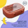 Schmatzfatz Lunchbox, Unterteilte Brotdose für Erwachsene & Produktbild-Vorschau 7
