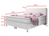 Inter Handels Boxspringbett Madrid, 180x200, Weiß Produktbild-Vorschau 14
