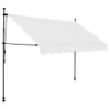vidaXL Tenda da sole retrattile a comando manuale con LED Anteprima dell’immagine prodotto 1