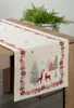 Ubrus běhoun 47x140 Vánoční tapiserie krémová červená sob Náhled obrázku produktu 4