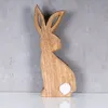 Hase H25cm Mangoholz Holz Osterhase Osterdeko Produktbild-Vorschau 4