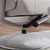 Relaxsessel mit Hocker, drehbarer Chenille-Sessel, 145° Produktbild-Vorschau 12