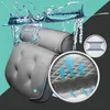 Badekissen Kopfstütze Grau Anthrazit - Kissen für Badewanne Produktbild-Vorschau 7