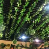 12 Pack 83 Ft künstliche Efeu Girlande Vine Fake Greenery Produktbild-Vorschau 5