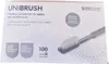 Unibrush Einmalzahnbürste mit Zahnpasta 100 Stück Grau Produktbild-Vorschau 1
