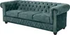 riess-ambiente Chesterfield 3er Sofa 205cm petrol Samt Produktbild-Vorschau 16