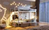 Stapelbed met LED-verlichting, lades en kledingroede, Productafbeelding-voorbeeld 6