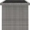 vidaXL 7-tlg. Garten-Essgruppe mit Kissen Poly Rattan Grau Produktbild-Vorschau 6