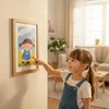 Relaxdays Kinder Bilderrahmen A4, klappbar, magnetisch, Produktbild-Vorschau 2