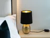 LED Tischleuchte Landhaus Schwarz/Gold Keramikfuß Produktbild-Vorschau 6