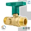 UNIWATER Trinkwasser-Kugelhahn mit ISO-T-Griff beids. Produktbild-Vorschau 2