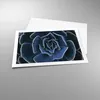 Poster - Poster ohne Rahmen - Blau Kaktus Blume - 70x50 cm Produktbild-Vorschau 3