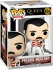 A Funko Pop! vinyl figure of Freddie Mercury in his iconic white stage outfit with a cape, presented in its original packaging. Anteprima dell’immagine prodotto