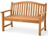Teako Design Gartenbank Catania Teakholz Massiv Wetterfest Produktbild-Vorschau 1