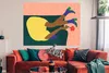 MuchoWow® Poster Frau - Blumen - Retro 160x120 cm - Foto Produktbild-Vorschau 2