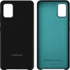A split image showing the front and back of a black Samsung phone case. Anteprima dell’immagine prodotto