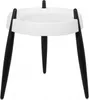 Zafferano Couchtisch LIOLÀ h47cm Weiß - Esche schwarz Produktbild-Vorschau 1