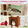 COSTWAY drapak dla kota, sufitowy, grzyb, 247-277 cm, od Podgląd zdjęcia produktu 5