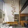 Suspension ZMH, salon, 15 lumières, couleur ambre, hauteur Voir les images du produit 7