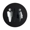 WC Schild aus Laminate - Toiletten Türschild Produktbild-Vorschau 1
