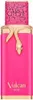 A close-up studio shot of a pink perfume bottle with a gold snake accent. Voir les images du produit