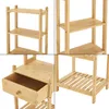 Standregal Siilinjärvi Küchenregal aus Bambus 163 x 33 x 28 Produktbild-Vorschau 7
