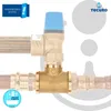 tecuro T-Stück allseitig Innengewinde Rp 3/4 x 1/2 x 3/4 Produktbild-Vorschau 3