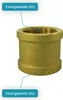 Muffe Messing CW617N Gewindemuffe Innengewinde IG x IG 1 Produktbild-Vorschau 2