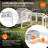 ECD Germany Kurník s výbehom Zimný kurník z masívneho dreva Náhľad obrázku produktu 4