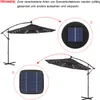 UISEBRT 3,5m LED Sonnenschirm Ampelschirm Solar Produktbild-Vorschau 17
