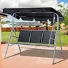 Outsunny Hollywoodschaukel 3-Sitzer Schaukelbank Produktbild-Vorschau 11