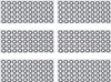 1000 kusů 3D skenovacích markerů – ID 6 mm, OD 10 mm, Náhled obrázku produktu 2