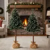 Kunstkerstboom op stam, 150 cm, met een dennenboomlook, Productafbeelding-voorbeeld 6