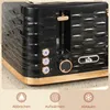 HOMCOM Toaster 4 Scheiben mit 7 Stufen, Auftaufunktion 1860 Produktbild-Vorschau 4