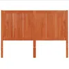 The Living Store Kopfteil Wachsbraun 135 cm Massivholz Produktbild-Vorschau 5