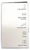 A white box with text and icons describing product features. Anteprima dell’immagine prodotto