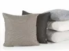 Design91 Kissenbezug 40x40 cm Dunkelbeige Produktbild-Vorschau 3