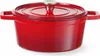 HENDI Emaillierter Gusseisentopf, 4,4L, Rot, Produktbild-Vorschau 6