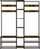 A product image of a coat rack with shelves and shoe storage. Podgląd zdjęcia produktu
