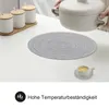 OKWISH 6er Set Tischsets Abwaschbar Rund, Platzsets Blau Produktbild-Vorschau 4