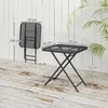 Outsunny tavolo da giardino pieghevole 70 x70 cm, tavolo da Anteprima dell’immagine prodotto 3
