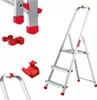 Baulich | Aluminium Haushaltsleiter - 3 Stufen - Max. Produktbild-Vorschau 1