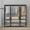 Szafa Materiałowa Tekstylna Składana Garderoba Na Ubrania Podgląd zdjęcia produktu 2