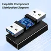 USB A Buchse auf USB A Buchse Adapter USB 3.0 Kupplung Produktbild-Vorschau 7