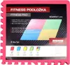 Colored Puzzle fitness podložka červená, 4 ks Náhled obrázku produktu 4