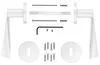 A set of door handles and hardware components laid out on a white background. Produktbild-Vorschau