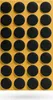 28 x Filzgleiter Ø 20 x 3 mm selbstklebend schwarz Produktbild-Vorschau 1