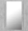 vidaXL Armoire à miroir de salle de bain LED gris béton Voir les images du produit 10