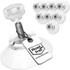 com-four® 8x Saugnäpfe mit M4-Gewinde - Ø 30 mm - Extra Produktbild-Vorschau 1